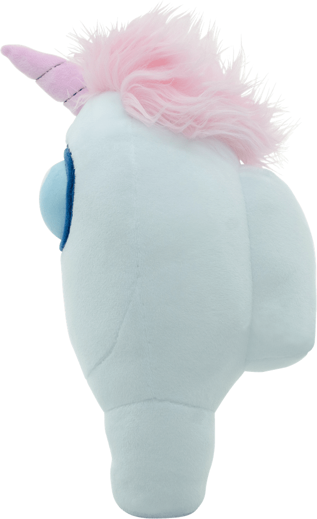 White With Unicorn Hat Among Us Plush - 3