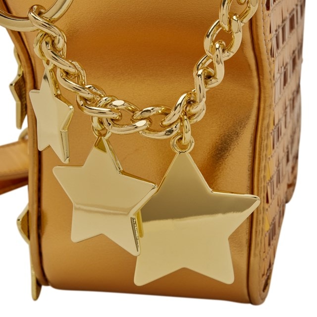 Gold Stars Sequin Loungefly Crossbody Bag - 5