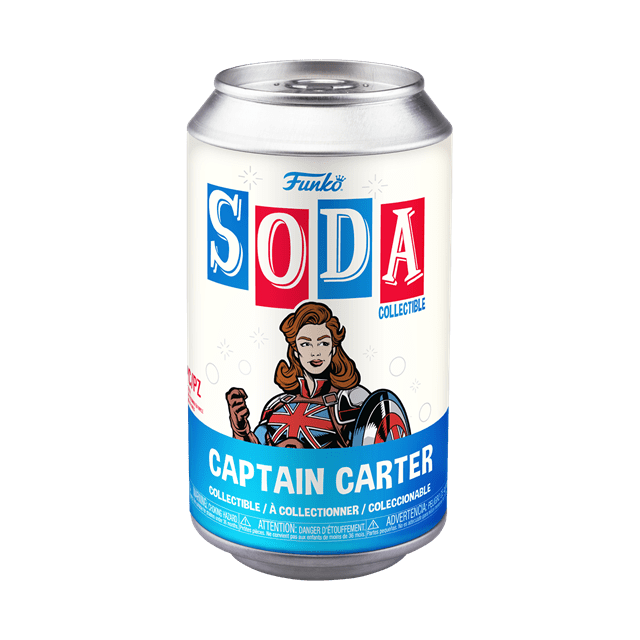 Captain Carter With Chance Of Chase What If? Funko Vinyl Soda - 2