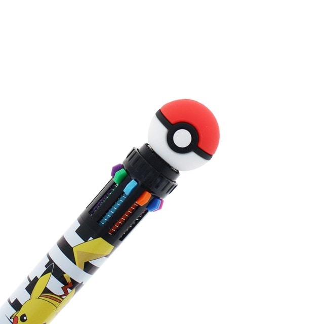Pokeball Pokemon 10 Colour Spinny Pen - 3