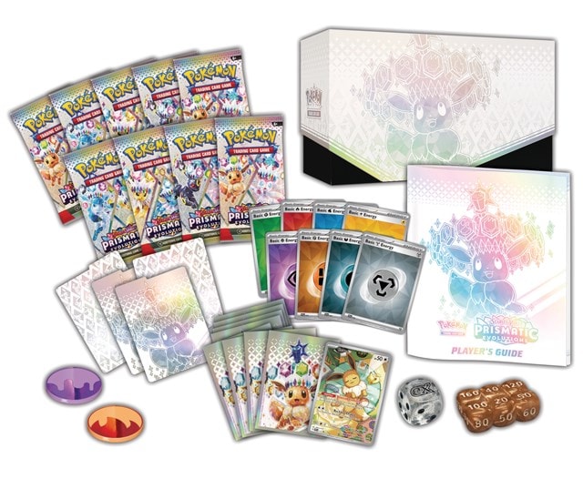 Scarlet & Violet 8.5 Prismatic Evolution Elite Trainer Box Pokemon Trading Cards - 6