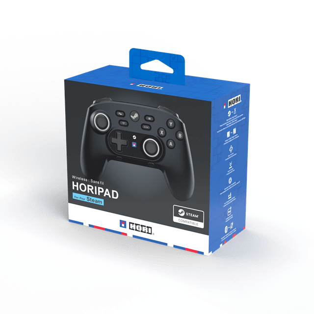 Hori Wireless HORIPAD for Steam - Midnight Black - 7