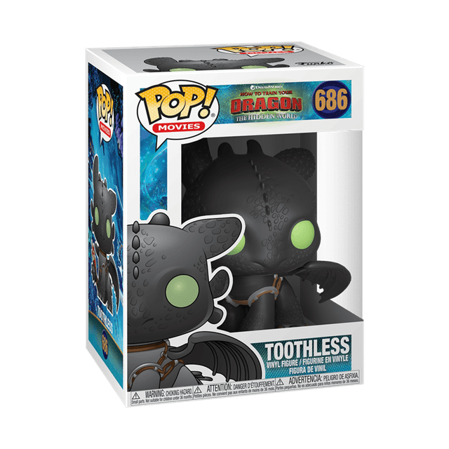 Toothless 686 How To Train Your Dragon 3 The Hidden World Funko Pop Vinyl - 2