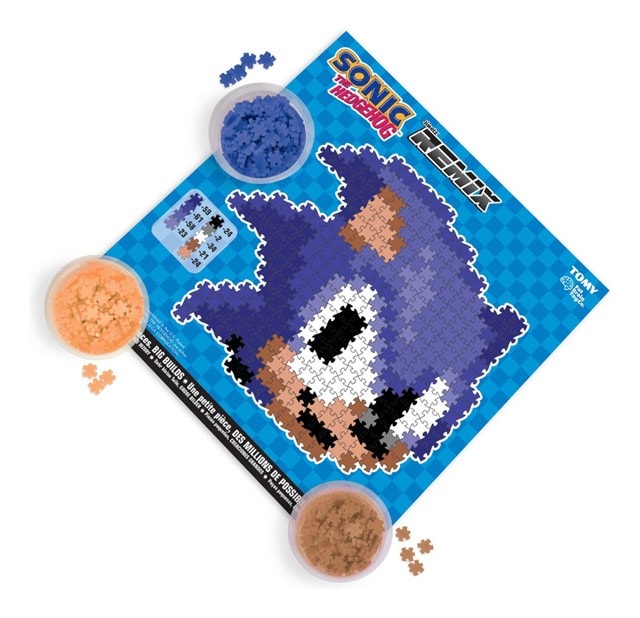 Jixelz Remix Sonic Head 250 Piece Puzzle Assortment - 3