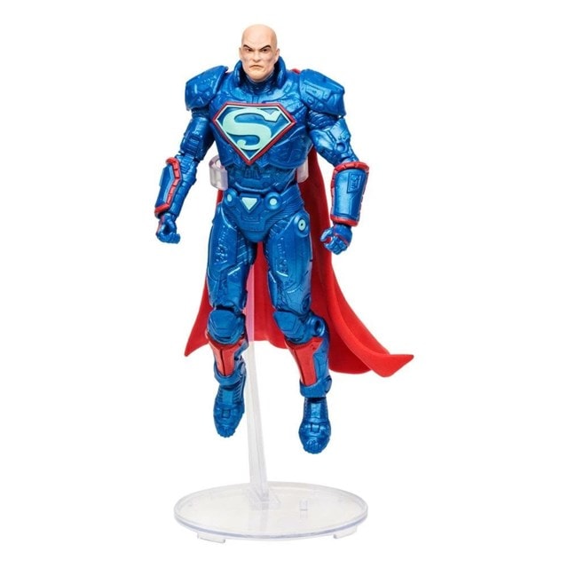 Lex Luthor In Blue Power Suit With Cape Action Figure DC Multiverse - 4