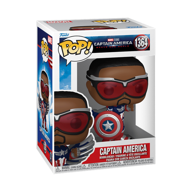 Captain America 1364 Captain America Brave New World Funko Pop Vinyl - 2