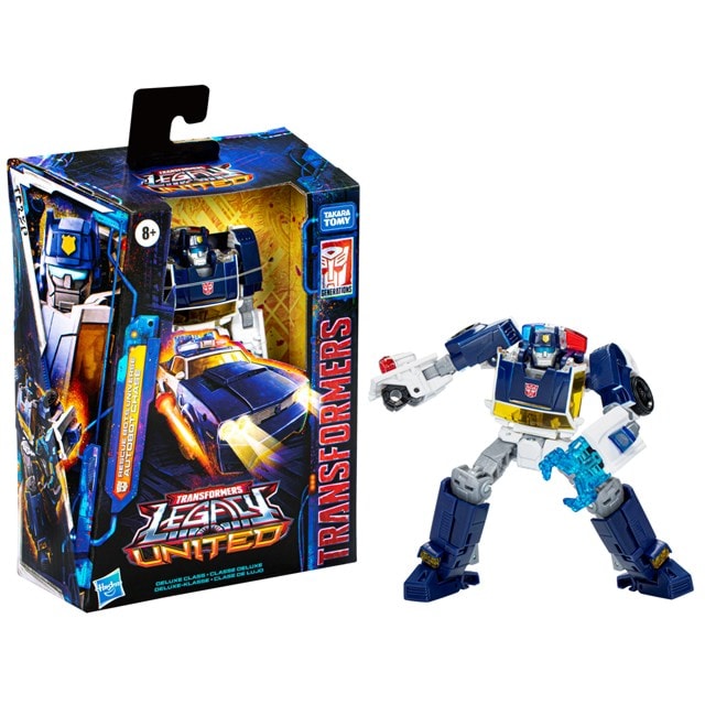 Transformers Legacy United Deluxe Class Rescue Bots Universe Autobot Chase Converting Action Figure - 3