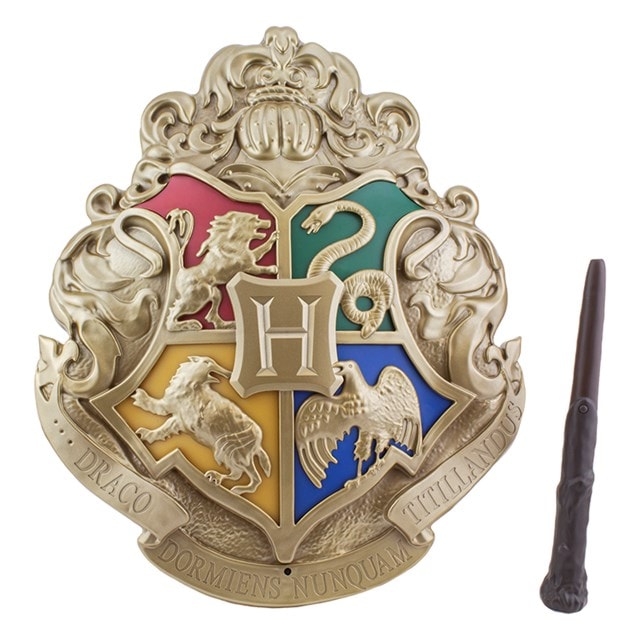 Harry Potter Hogwarts Crest With Wand Control Light - 2