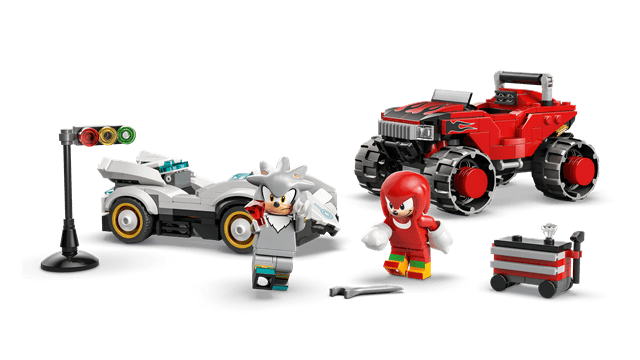 Silver's Car Vs. Knuckles' Monster Truck Sonic the Hedgehog LEGO - 4