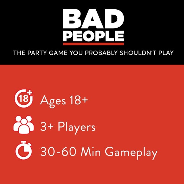 Bad People Card Game - 2