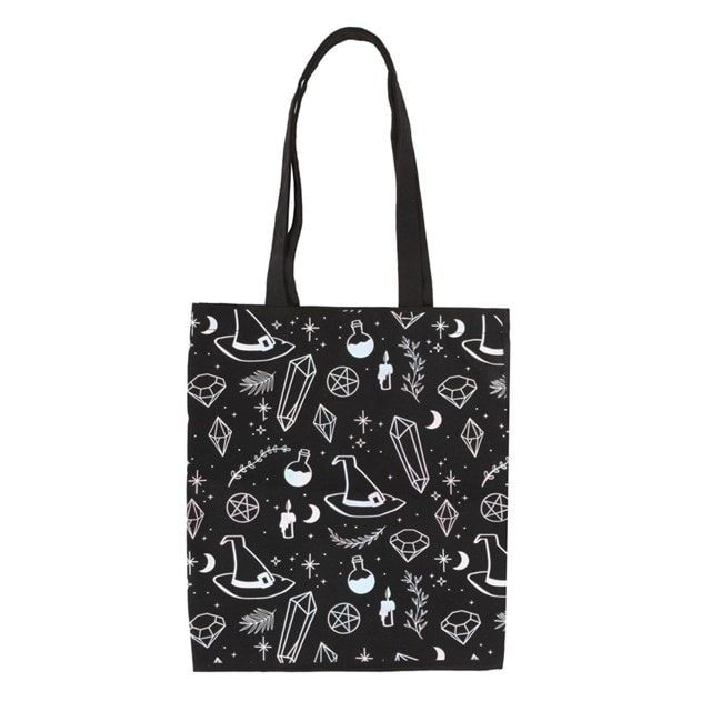 Crystal Witch Print Tote Bag - 1