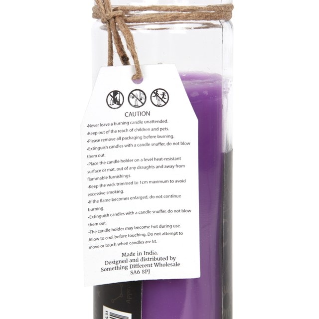 Lavender Prosperity Magic Spell Tube Candle - 2