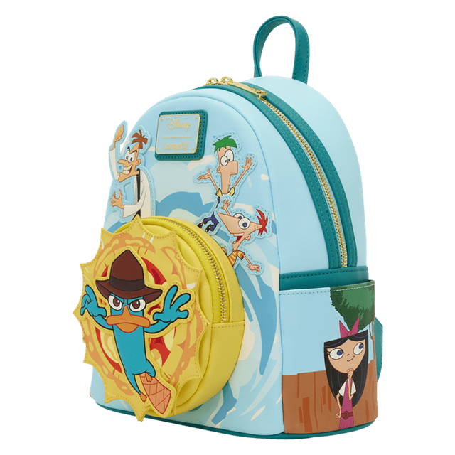 Phineas & Ferb Light Up Loungefly Mini Backpack - 4