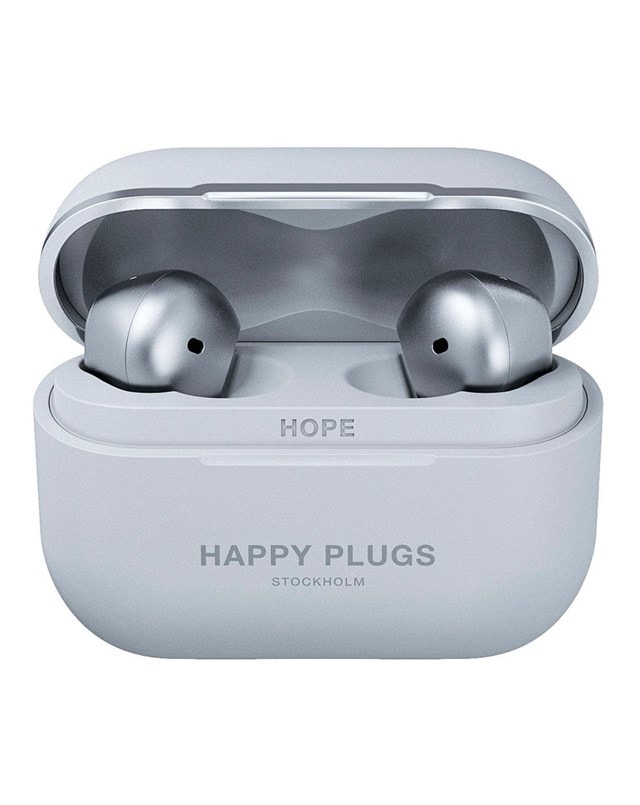 Happy Plugs Hope Silver True Wireless Earbuds - 5