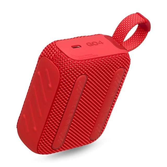 JBL Go 4 Red Bluetooth Speaker - 9