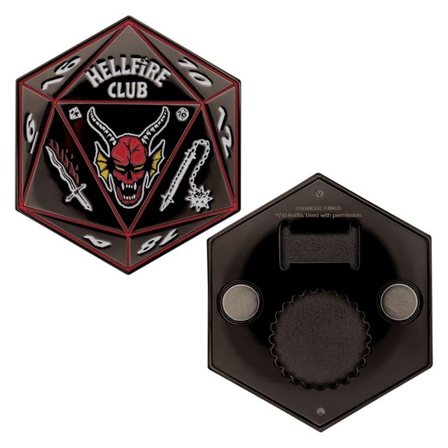 Hellfire Club Dice Stranger Things 5 Bottle Opener - 2
