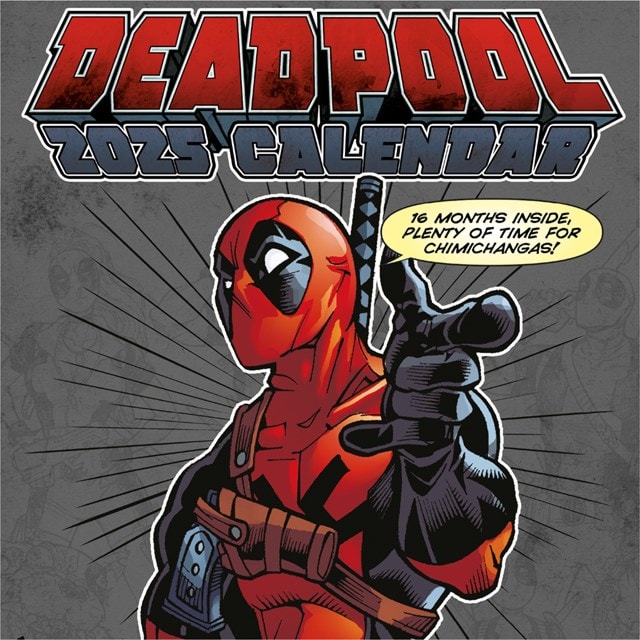 Deadpool hmv Exclusive 2025 Square Calendar - 1