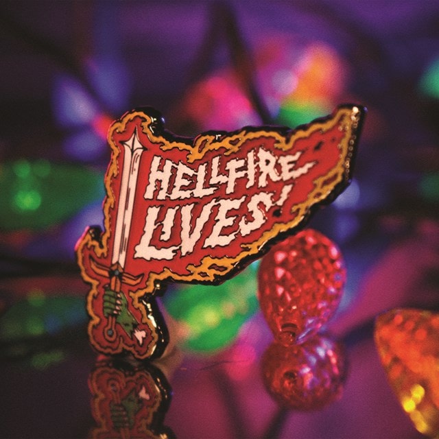 Hellfire Lives Stranger Things 5 Pin Badge - 2