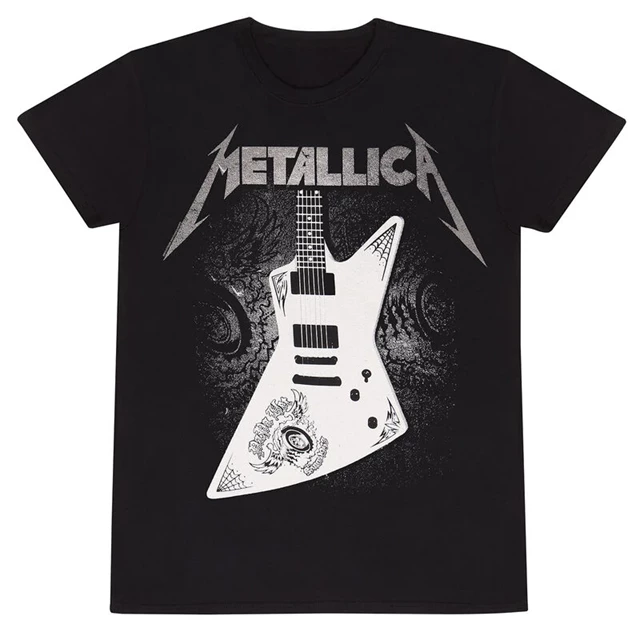 Papa Het Guitar Metallica Black Tee (Small) - 1