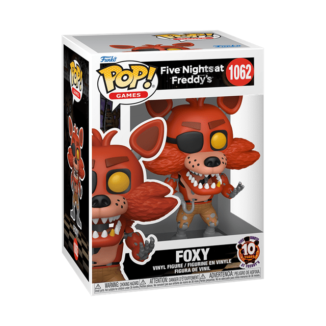 Foxy 1062 Five Nights At Freddy's 10th Anniversary FNAF Funko Pop Vinyl - 2