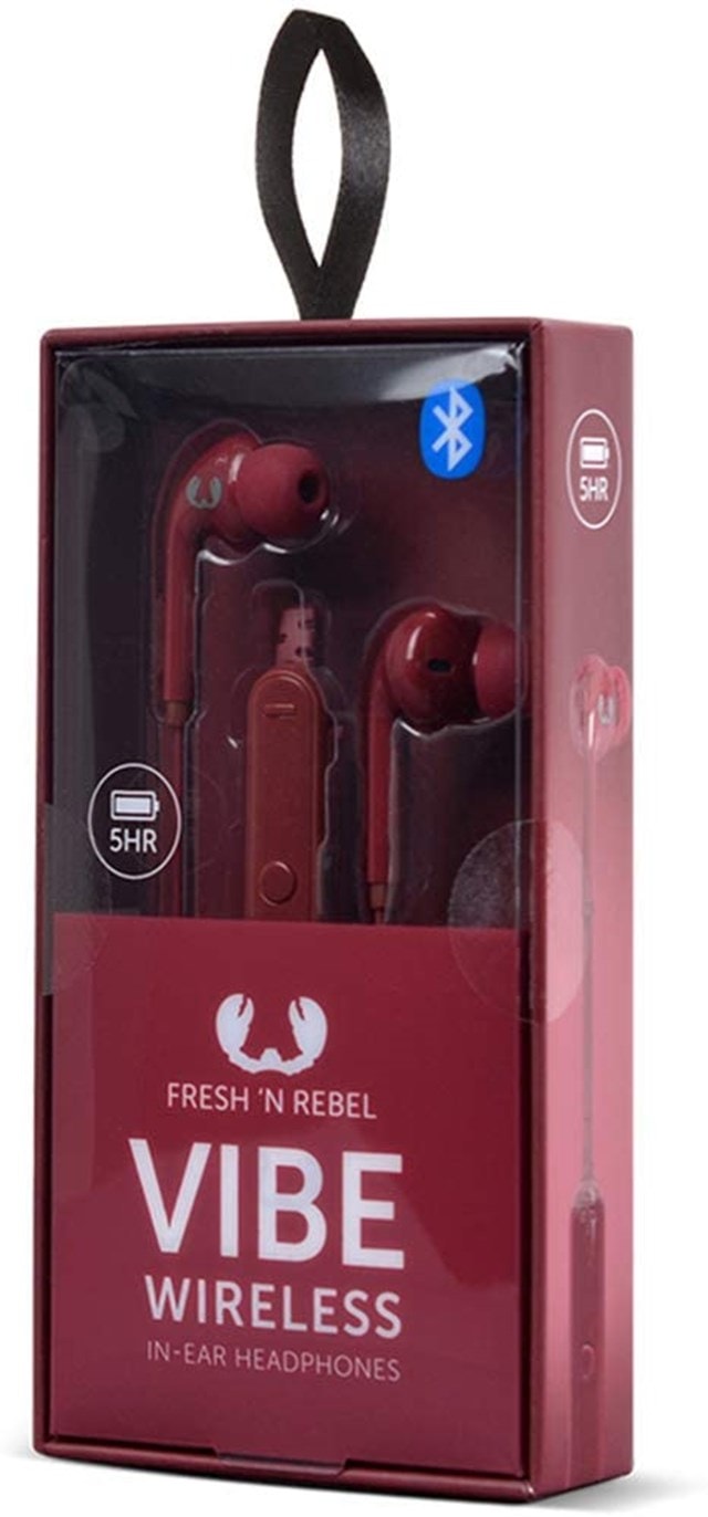 Fresh N Rebel Vibe Wireless Ruby Bluetooth Earphones - 6