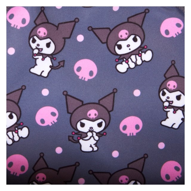 Kuromi Convertible Sanrio Loungefly Mini Backpack - 9