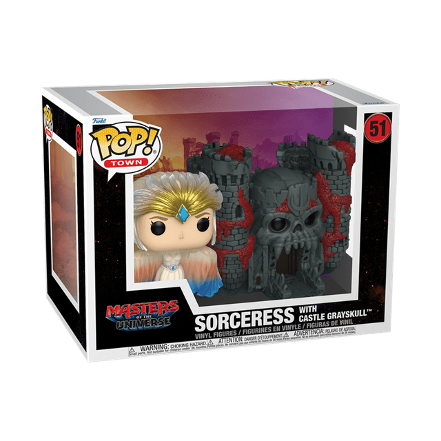 Sorceress With Castle Grayskull 51 Masters Of The Universe Live Action Funko Pop Vinyl Town - 2