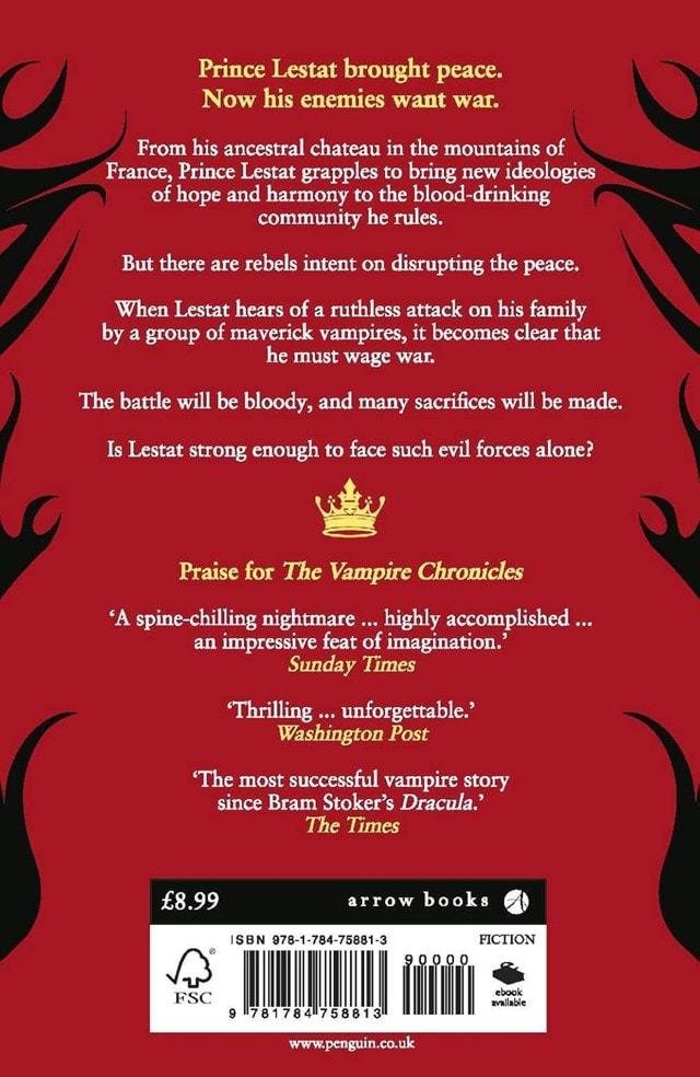 Blood Communion: A Tale Of Prince Lestat: The Vampire Chronicles Book 13 Paperback By Anne Rice - 2