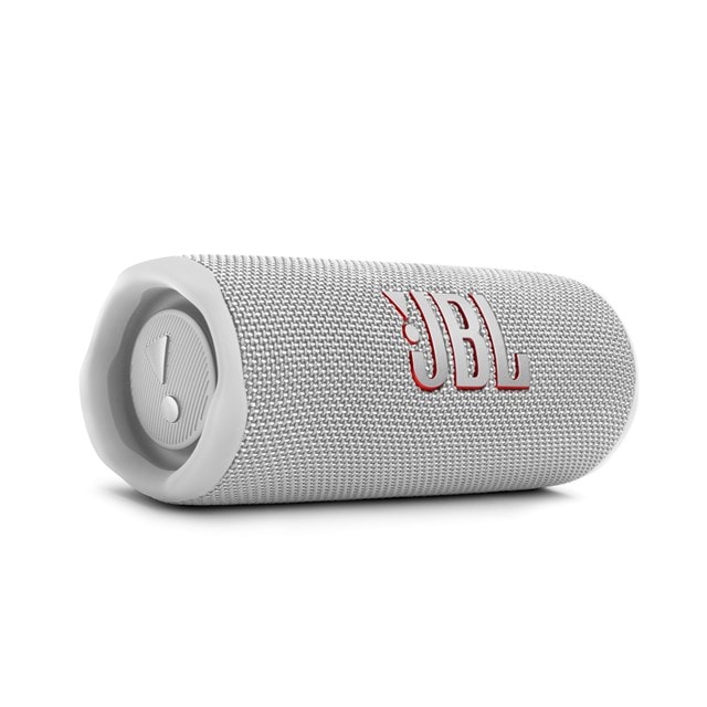 JBL Flip 6 White Bluetooth Speaker - 6