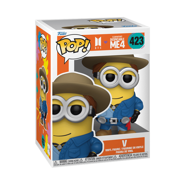 V 423 BTS x Despicable Me 4 Funko Pop Vinyl - 2