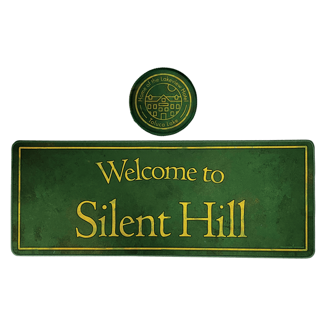 Silent Hill XL Desk Pad And Coaster Set - 1