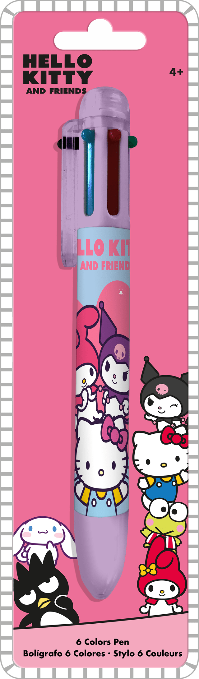 Hello Kitty 6 Colour Pen - 1