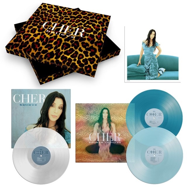 Believe - 25th Anniversary Limited Edition Deluxe Clear/Sea Blue/Light Blue Vinyl 3LP - 1