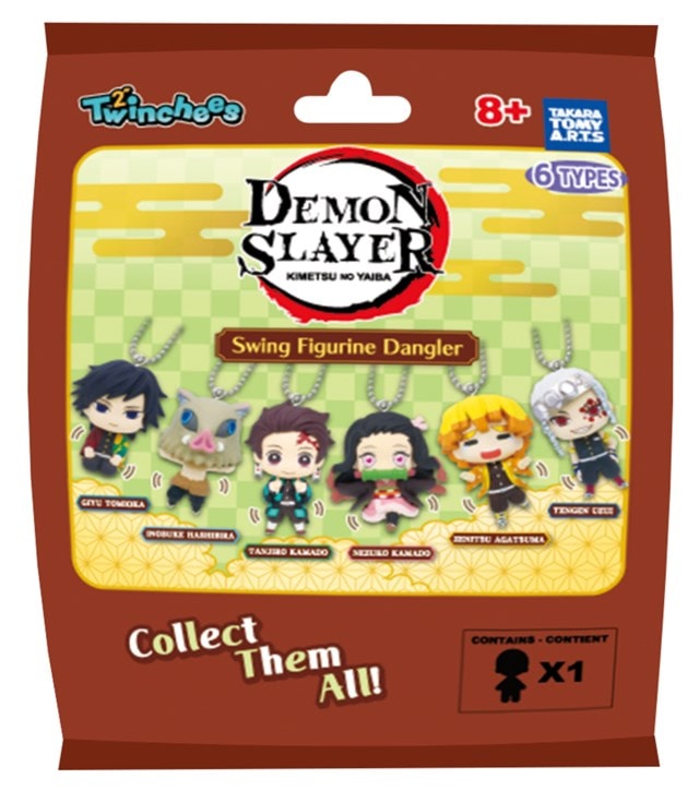 Demon Slayer Kimetsu No Yaiba Dangler Twinchees Collectables Blind Bag Keychain - 2