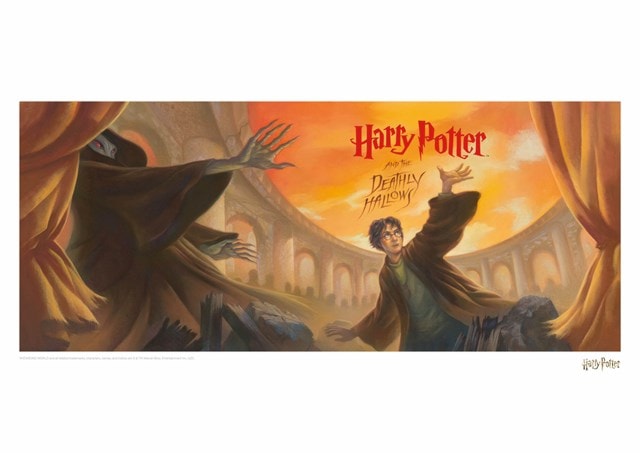 Harry Potter: Deathly Hallows Book Cover Art Print - 1