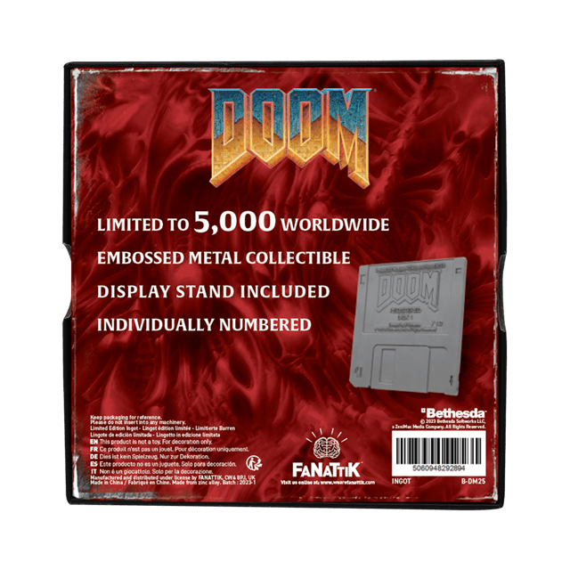 Floppy Disc Doom Limited Edition Replica - 6