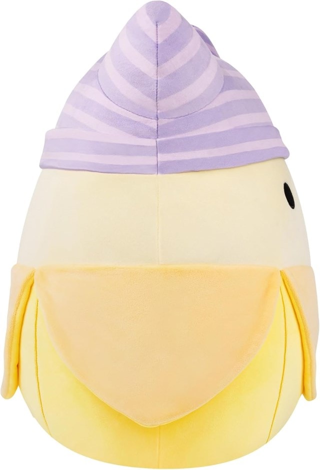 16'' Junie Yellow Banana With Purple Striped Cat Beanie Squishmallows Plush - 3