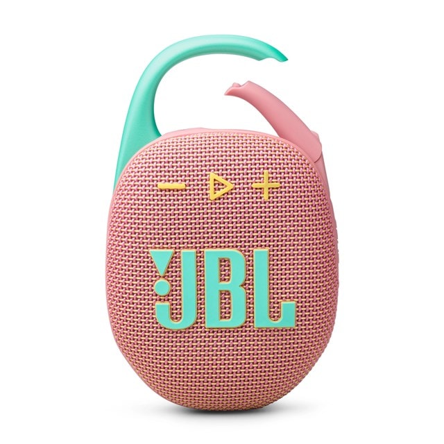 JBL Clip 5 Pink Bluetooth Speaker - 4