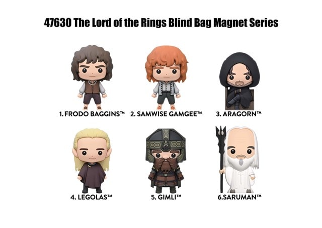 Lord Of The Rings 3D Foam Magnets Blind Bag - 2