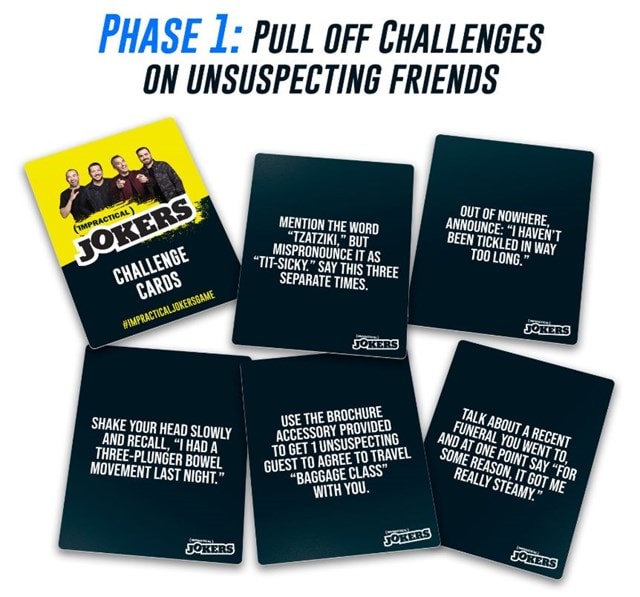 Impractical Jokers Box Of Challenges Card Game - 4