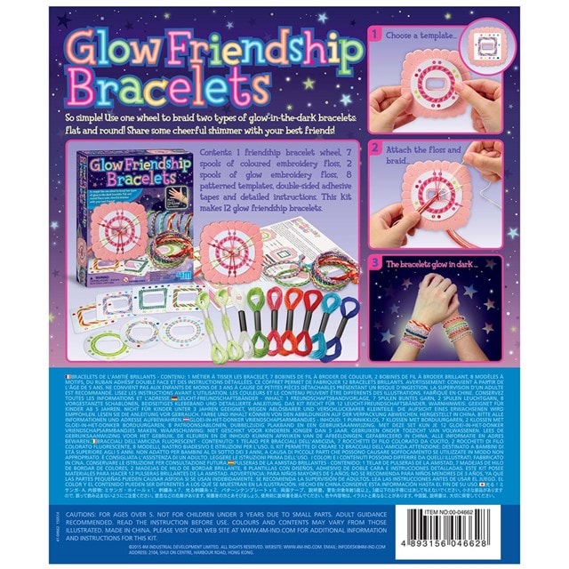 Glow Friendship Bracelets 4M Craft - 5