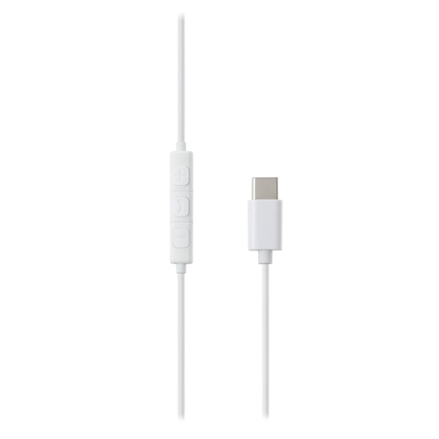 Streetz C210 White USB-C Earphones - 3