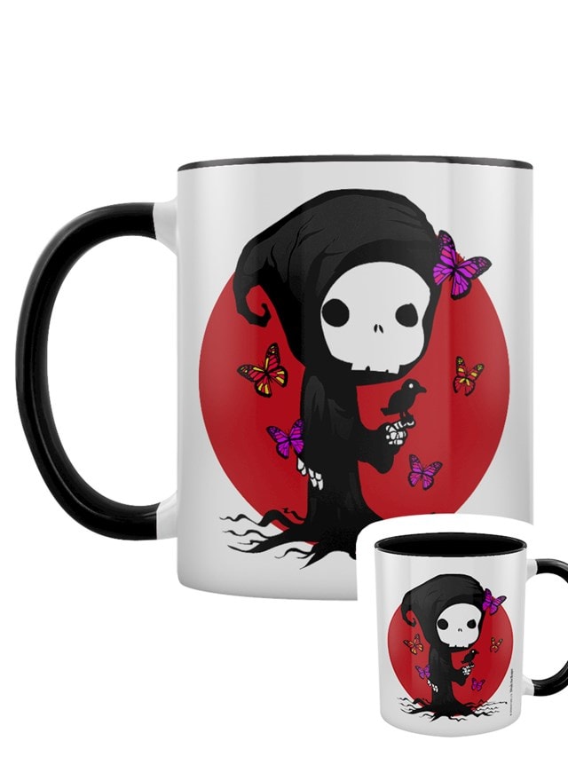 Keith The Reaper Butterfly Black Coloured Inner Mug - 1