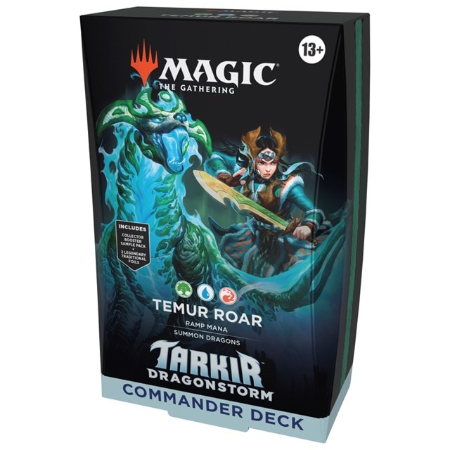 Tarkir Dragonstorm Commander Deck Temur Roar Magic The Gathering Trading Cards - 1