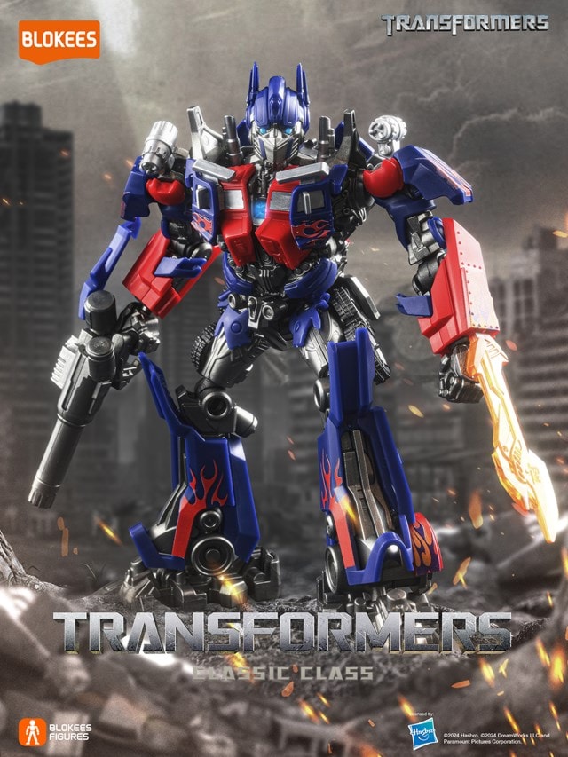 Optimus Prime Classic Class 9 Transformers 2007 Movie Blokees Figure - 6