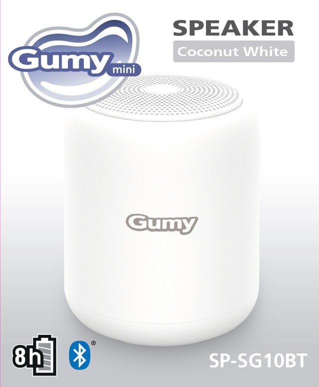 Gumy White Bluetooth Speaker - 4