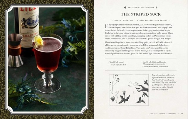 Uneasy Elixirs: 50 Curious Cocktails Inspired By The Works Of Edward Gorey Hardback - 6