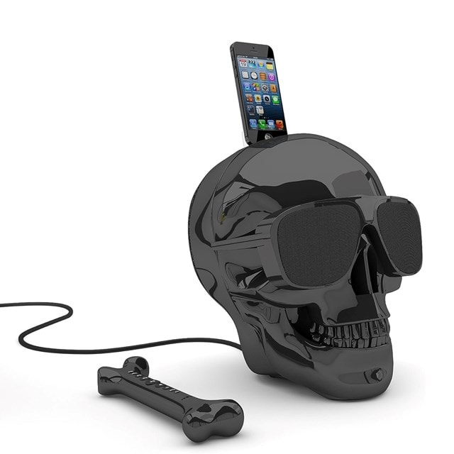 Jarre Aeroskull HD+ Chrome Black Bluetooth Speaker - 1