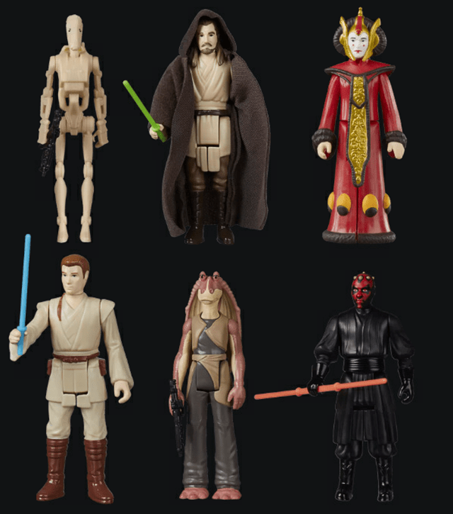 Star Wars The Phantom Menace Multipack The Retro Collection Action Figures - 2