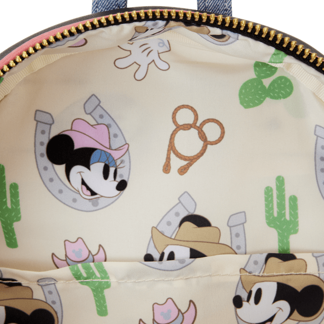 Western Mickey Mouse Cosplay Mini Backpack Loungefly - 6